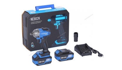 Гайковерт аккумуляторный NORDBERG NE802K (1/2